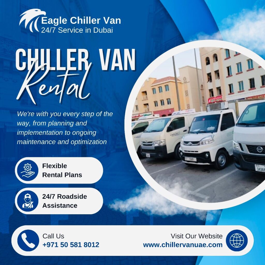 Beat the Dubai Heat! ☀️ Keep Your Goods Fresh & Cool with Our Chiller Vans for Rent!