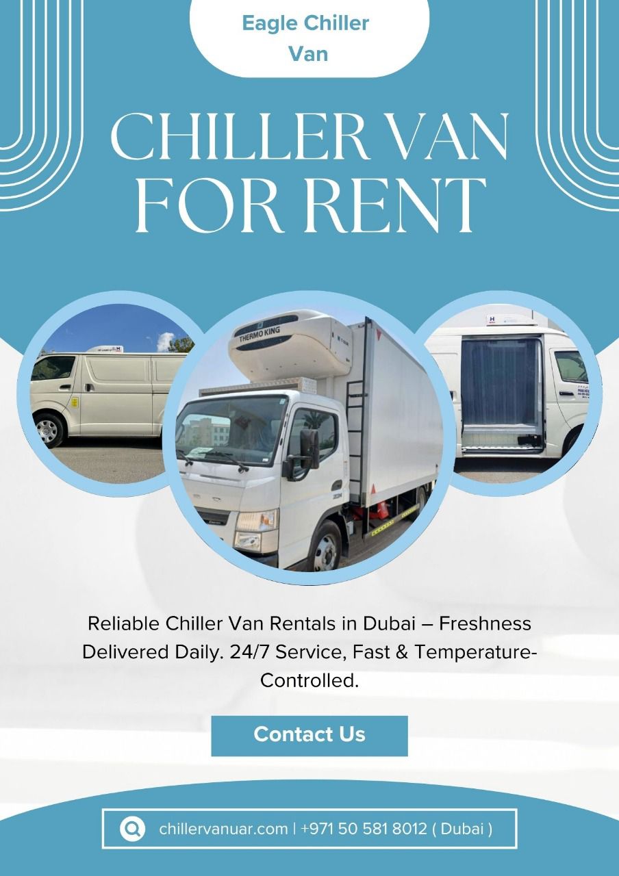 Home 11 chiller van for rent, Freezer van for Rent, Refrigerator Van